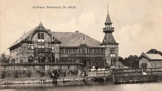 Dom Kuracyjny w Bohnsack na początku dwudziestego wieku.