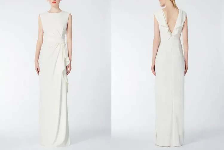 Biała suknia od Max Mary - ponadczasowa klasyka, która nigdy nie wyjdzie z mody.