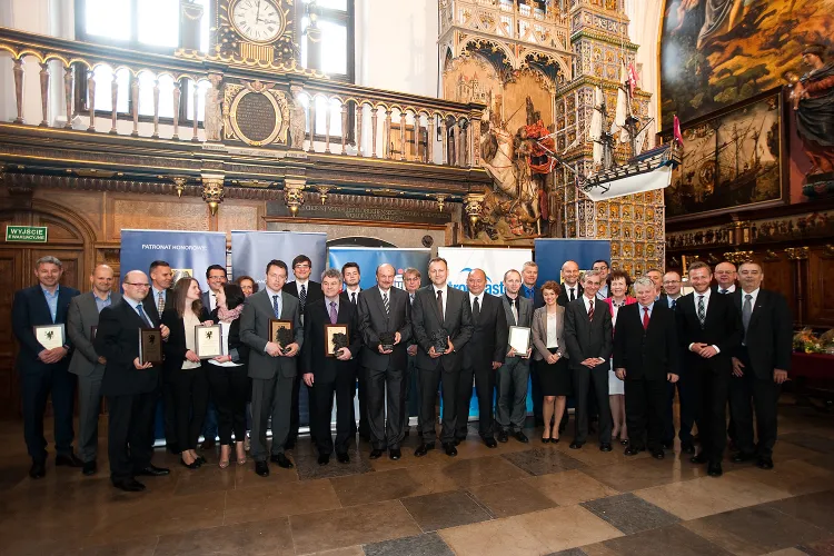 Ubiegłoroczna gala konkursu o Nagrodę Pomorską Gryf Gospodarczy 2013.