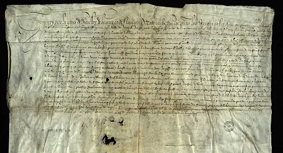 Nominacja Jeana de la Blanque na urząd konsula francuskiego w Gdańsku, podpisana przez króla Francji, Henryka IV Burbona w Paryżu 23 kwietnia 1610 roku.