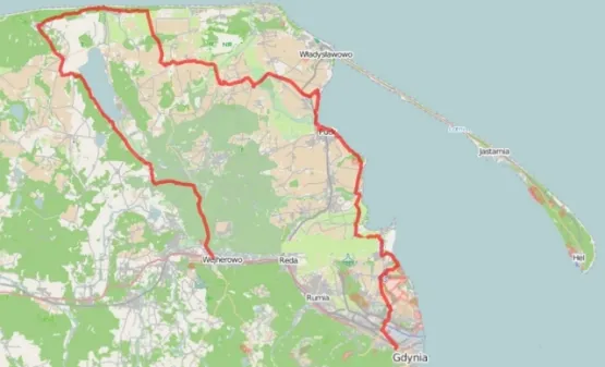 Kliknij na mapę by zapoznać się ze szczegółami trasy