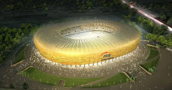 Tak może wyglądać logo PGE na gdańskim stadionie. Najpierw energetyczny gigant musi jednak podpisać umowę ze spółką Bieg 2012.