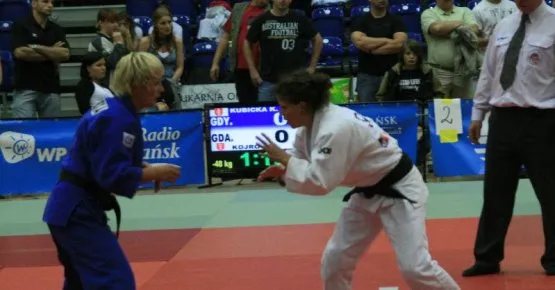 Justyna Kojro kontra Kinga Kubicka, czyli pojedynek trójmiejskich judoczek o finał mistrzostw Polski seniorek.