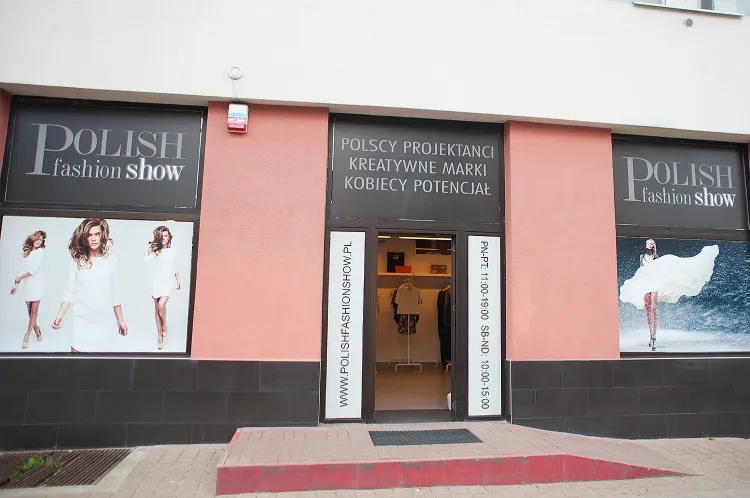 Tak butik wygląda z zewnątrz. 