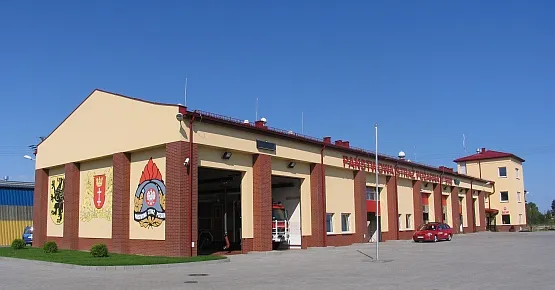 Nowa siedziba strażaków w Gdańsku przy ulicy Siennickiej.