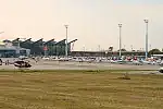 125 niewielkich samolotów stacjonowało na lotnisku w Gdańsku podczas ostatniego weekendu, gdy w Gdyni odbywały się zawody z cyklu Red Bull Air Race.