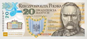 Nowy banknot kolekcjonerski.