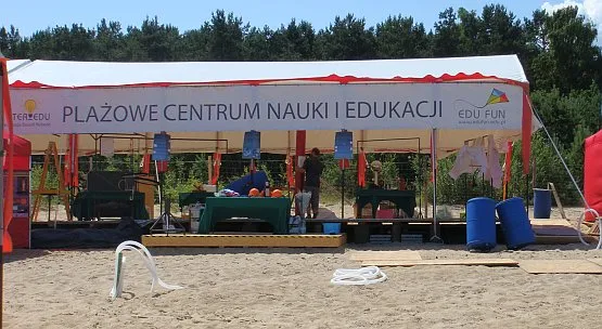 W niedzielę, dzień otwarcia, tłumów nie było. Jednak to dopiero początek działalności Plażowego Centrum Nauki i Edukacji EduFun.