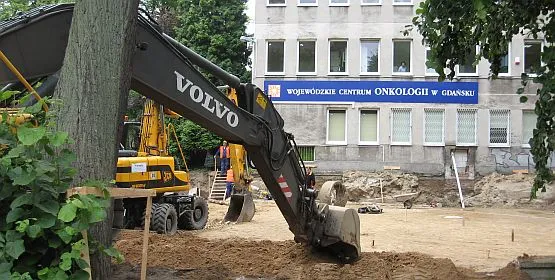 Ludzkie szczątki znaleziono podczas rozbudowy Wojewódzkiego Centrum Onkologii. 