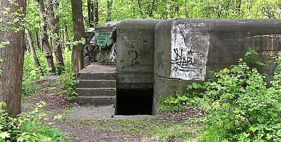 Zasypany kanonier miał spędzić kilka-kilkanaście miesięcy w zburzonym bunkrze na terenie Brzeźna, choć jego literacki odpowiednik został uwolniony z ruin fortu w Babich Dołach. 