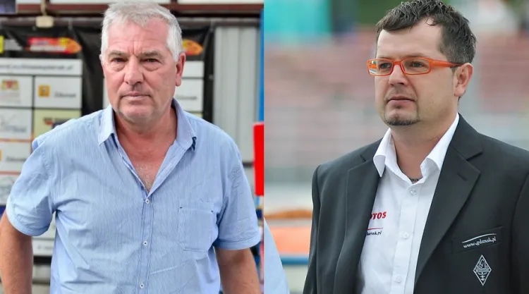 Tadeusz Zdunek (z lewej) i Maciej Polny (z prawej) od dawna nie żyją w zgodzie. Zdaniem tego pierwszego były prezes Wybrzeża nie powinien domagać się pieniędzy od klubu, który sam zadłużył.