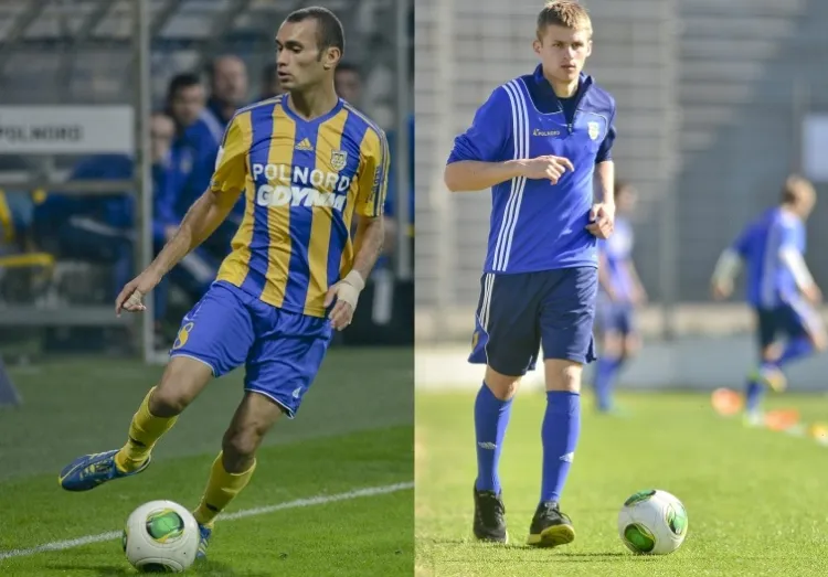 Marcus (z lewej) w oficjalnych meczach dla pierwszej drużyny Arki strzelił 22 gole, a Michał Szubert zdobył 7 bramek. Napastnicy zapewne w najbliższy weekend wrócą na ligowe boiska po kontuzjach. 
