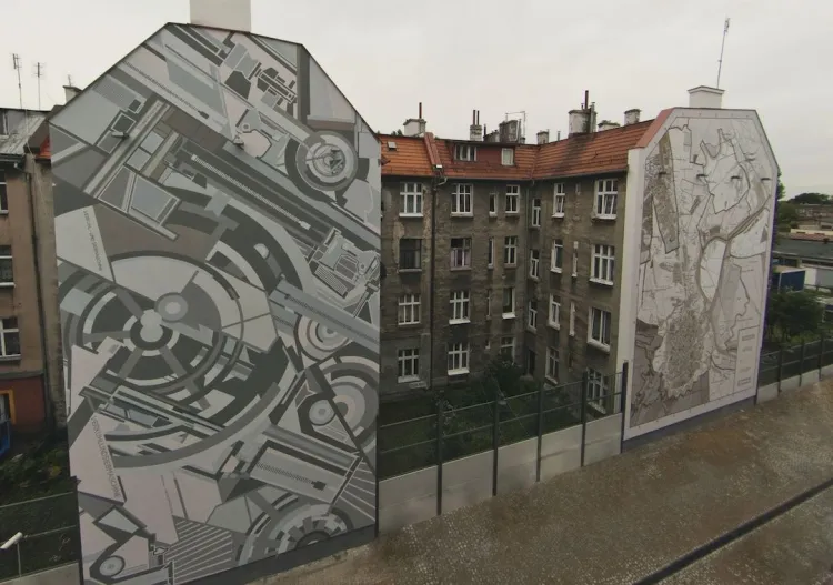 Na Dolnym Mieście powstały dwa nowe murale, które namalowali studenci Gdańskiej Szkoły Muralu.