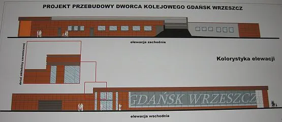 Tak według nowych planów ma się prezentować dworzec w Gdańsku Wrzeszczu. 