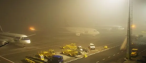 Mgła już nie raz sparaliżowała gdańskie lotnisko. 