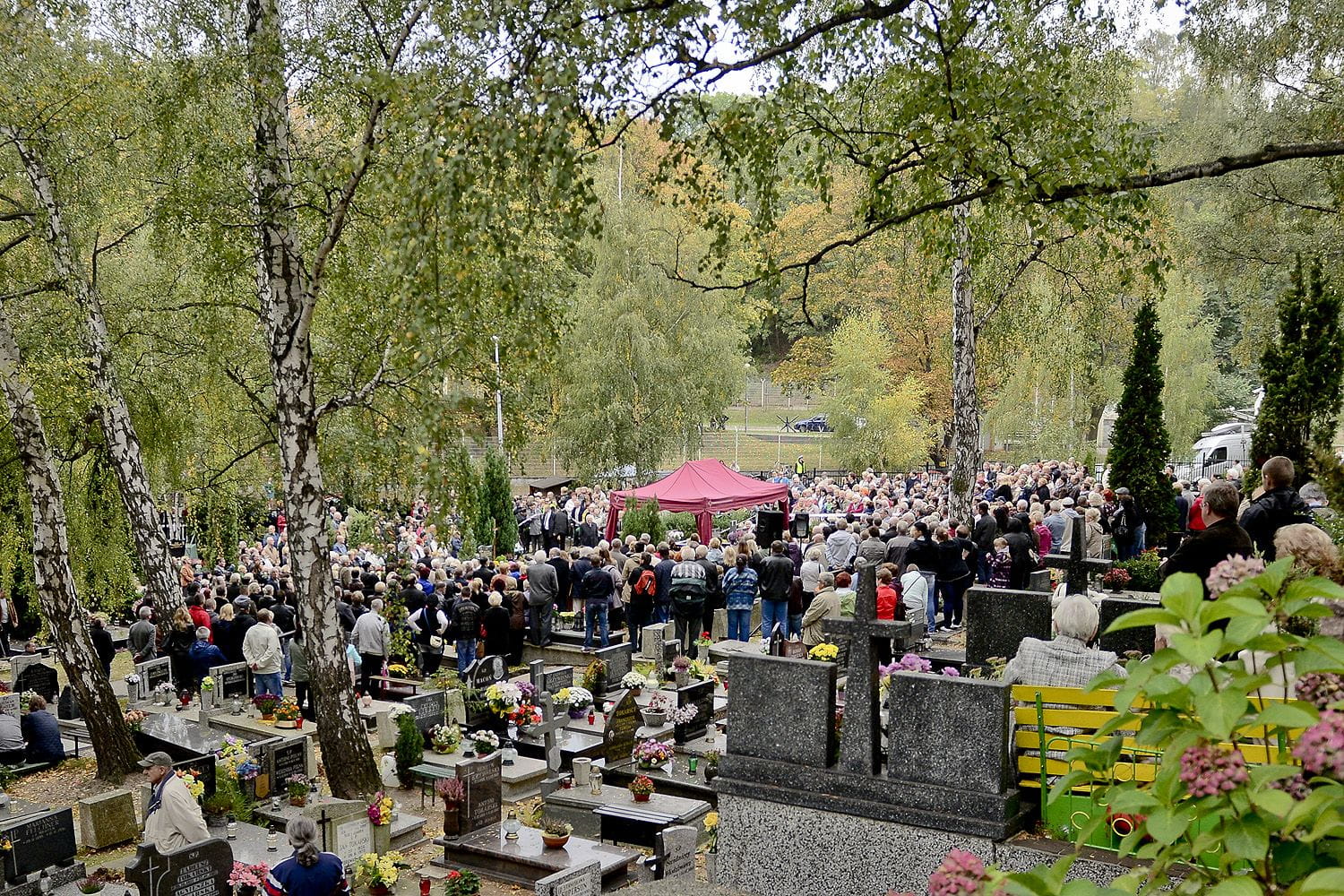 Pozegnanie Anny Przybylskiej Na Cmentarzu Na Oksywiu