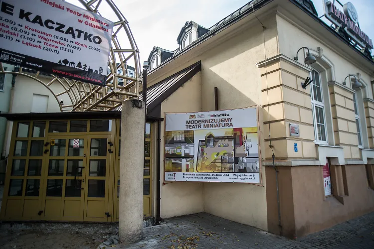 Remont Teatru Miniatura w Gdańsku.