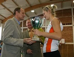 Elżbieta Skowrońska jest nie tylko kapitanem Gedanii, ale również była najlepszą siatkarką drużyny w Pucharze Burmistrza Żukowa. 