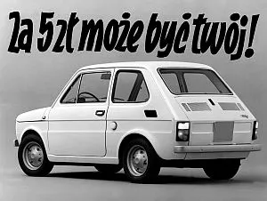 Fiata 126p można kiedyś było mieć za 5 zł, pod warunkiem, że wygrało się w loterii, w której był on główną nagrodą. Dziś cena maluchów oscyluje wokół kilkuset złotych.