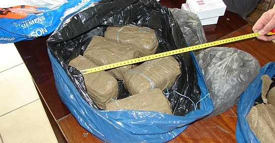 Narkotyki znalezione na działce Sebastiana S. 15 kg haszyszu było zakopane 3 m pod ziemią.