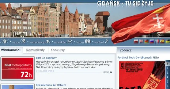 Tak będzie wyglądać nowa i zdaniem twórców lepsza strona internetowa Gdańska