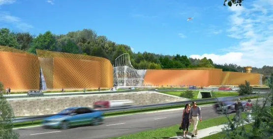 Tak będzie wygladać dzisiejsze Centrum Wzgórze (choć pod inną nazwą) po zakończeniu rozbudowy w marcu 2010 r.