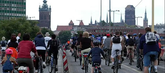 Tysiące rowerzystów ponownie przejadą ulicami Gdańska. Zdjęcie archiwalne.