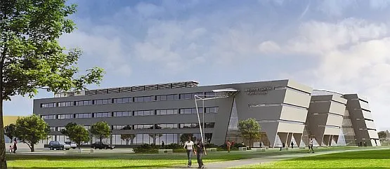 Bryła Wydziału Biologii będzie nawiązywać do już istniejących budynków Wydziału Filologiczno-Historycznego i Wydziału Matematyki, Fizyki i Informatyki.