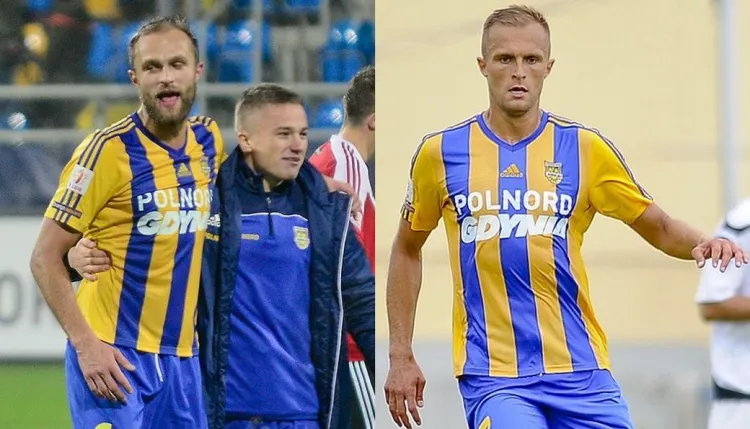 Tak wyglądał Antoni Łukasiewicz od początku sezonu do października (z prawej), a to jego listopadowy image (z lewej). 