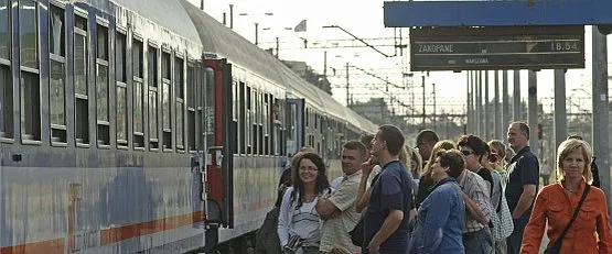 Bezpośredni pociąg do Zakopanego na stacji w Gdyni. Zdjęcie z lata ubiegłego roku.