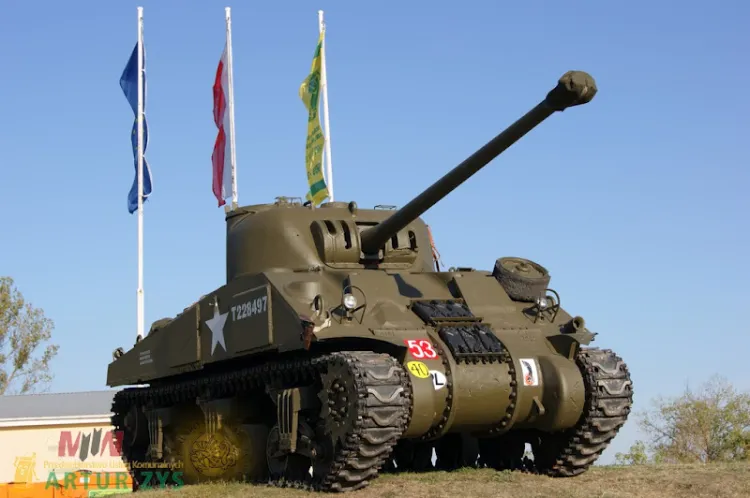 Czołg Sherman, egzemplarz pochodzący z Belgii, trafi w styczniu do gdańskiego muzeum. 
