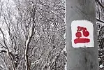 Oznakowanie szlaku rowerowego Kaszëbskô Stegna