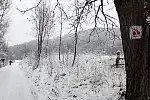 Oznakowanie szlaku rowerowego Kaszëbskô Stegna