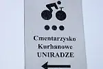 Oznakowanie szlaku rowerowego Kaszëbskô Stegna