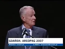 - Demokratyczna rywalizacja polityczna przemienia się w nienawistną rozróbkę - mówił prof. Zbigniew Brzeziński podczas gdańskiego Areopagu.