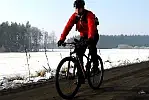 Migawki z zimowej wycieczki Szlakiem Rowerowym Pradoliny Łeby-Redy