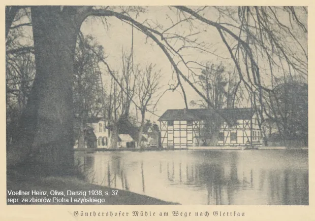Kiedy sowieci zajęli dom Lisinskich, rodzina zamieszkała w opuszczonym budynku po lewej stronie młyna, czyli w  Güntershof .