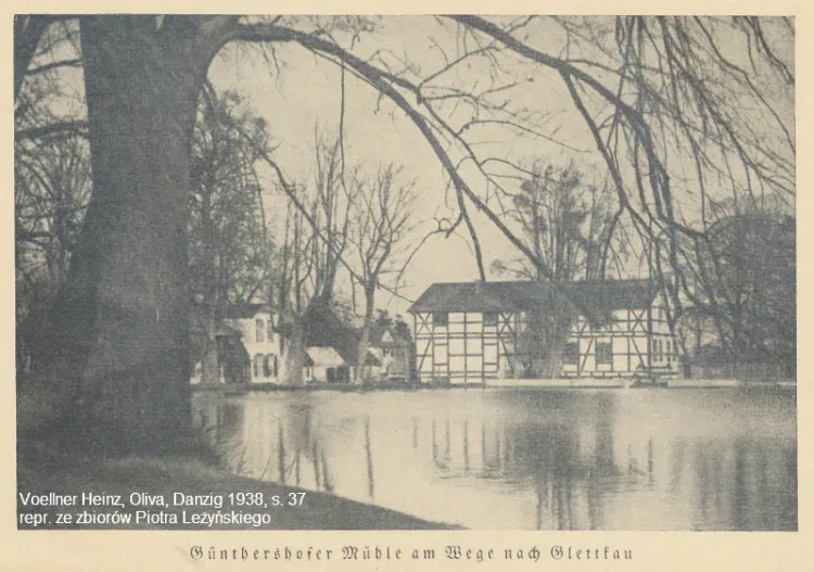 Kiedy sowieci zajęli dom Lisinskich, rodzina zamieszkała w opuszczonym budynku po lewej stronie młyna, czyli w  Güntershof .