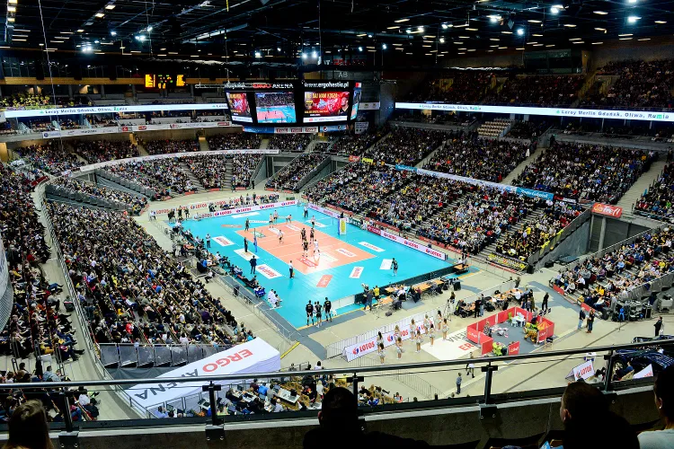 Tak będzie wyglądała Ergo Arena podczas sobotniego meczu Lotos Trefl - PGE Skra.