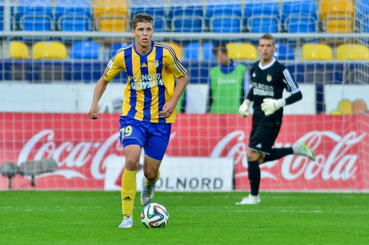 Michał Marcjanik w I lidze i Pucharze Polski rozegrał w barwach Arki 21 meczów. Strzelił 2 gole, oba na wyjeździe, w spotkaniach zakończonych remisami. 