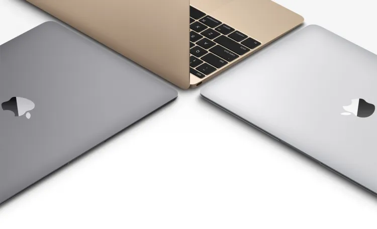 Nowy MacBook w trzech dostępnych kolorach. Nowością jest złota barwa.