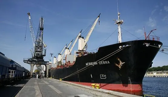 Statek m/v "African Zebra" przypłynął do Gdańska z pierwszym ładunkiem cukru trzcinowego.