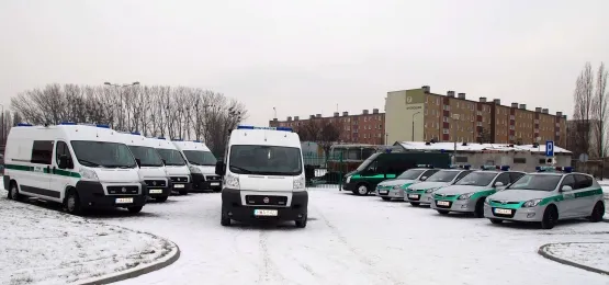 Nowe samochody w Morskim Oddziale Straży Granicznej w Gdańsku