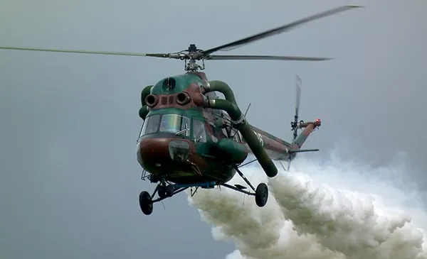 Pokazy śmigłowców Mi-2 będą jedną z atrakcji pikniku lotniczego.