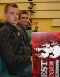 Kamil(od lewej) wraz z bratem Łukaszem wzięli udział w teście historycznym organizowanym na PG.