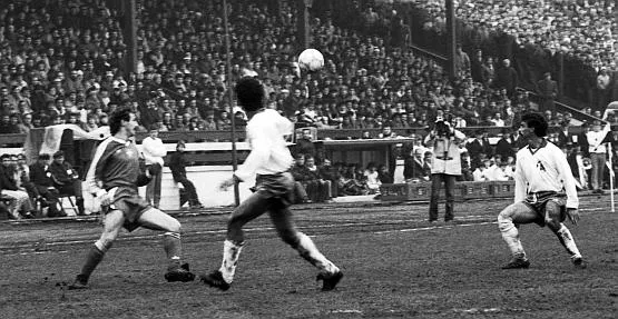 Polska - Cypr na stadionie w Gdańsku (12.04.1987)