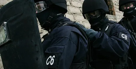 W zatrzymaniu na Przymorzu wzięli udział policjanci z pododdziału antyterrorystycznego KW Policji w Gdańsku.