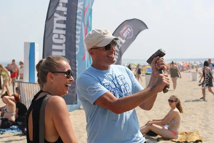 Jarosław Hodura zorganizował po raz trzeci z rzędu memoriał ojca, który miał rangę mistrzostw Polski w rugby na plaży. 