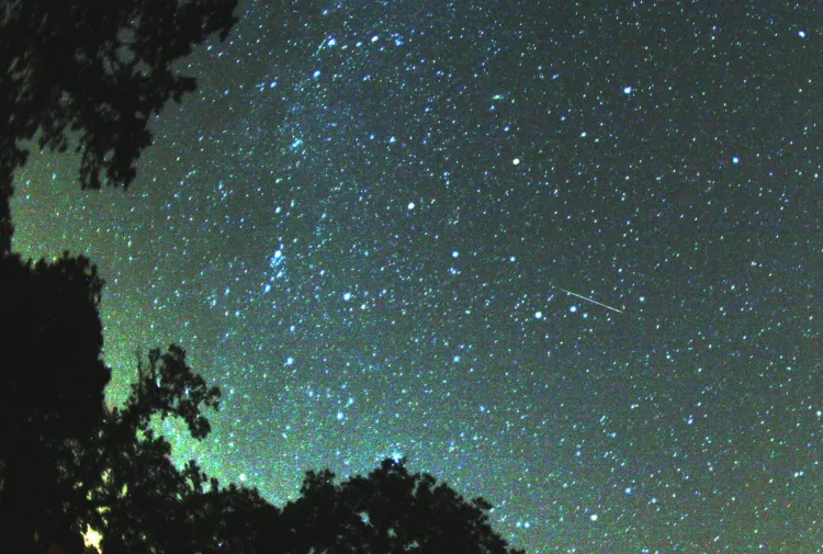 W nocy, jeżeli będzie bezchmurne niebo, także w Trójmieście będzie można zobaczyć spadające meteory. 