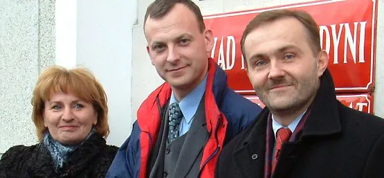 Ewa Łowkiel od lat współpracuje z prezydentem Wojciechem Szczurkiem. Na zdjęciu obok zastępcy prezydenta Gdyni Michała Gucia.